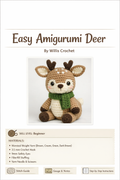 Easy Amigurumi Deer Crochet Pattern