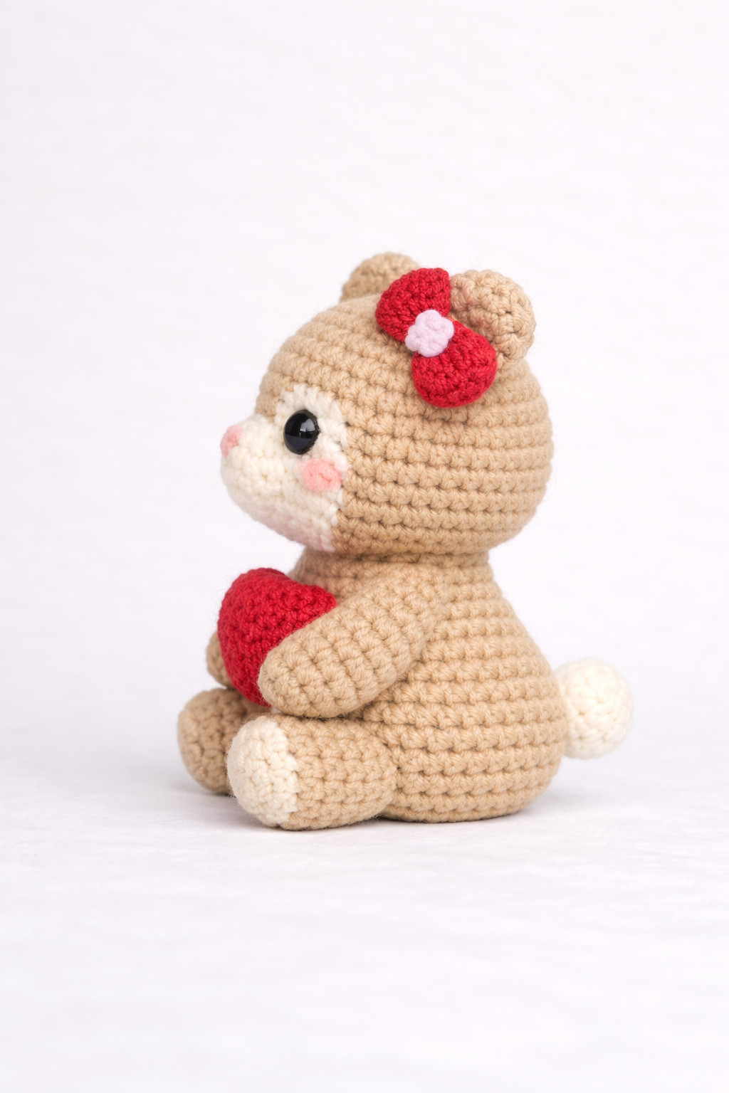 Valentine Crochet Pattern Bundle (3 PDFs) — Bear + Crochet Rose + Chocolate Covered Strawberry (Beginner)