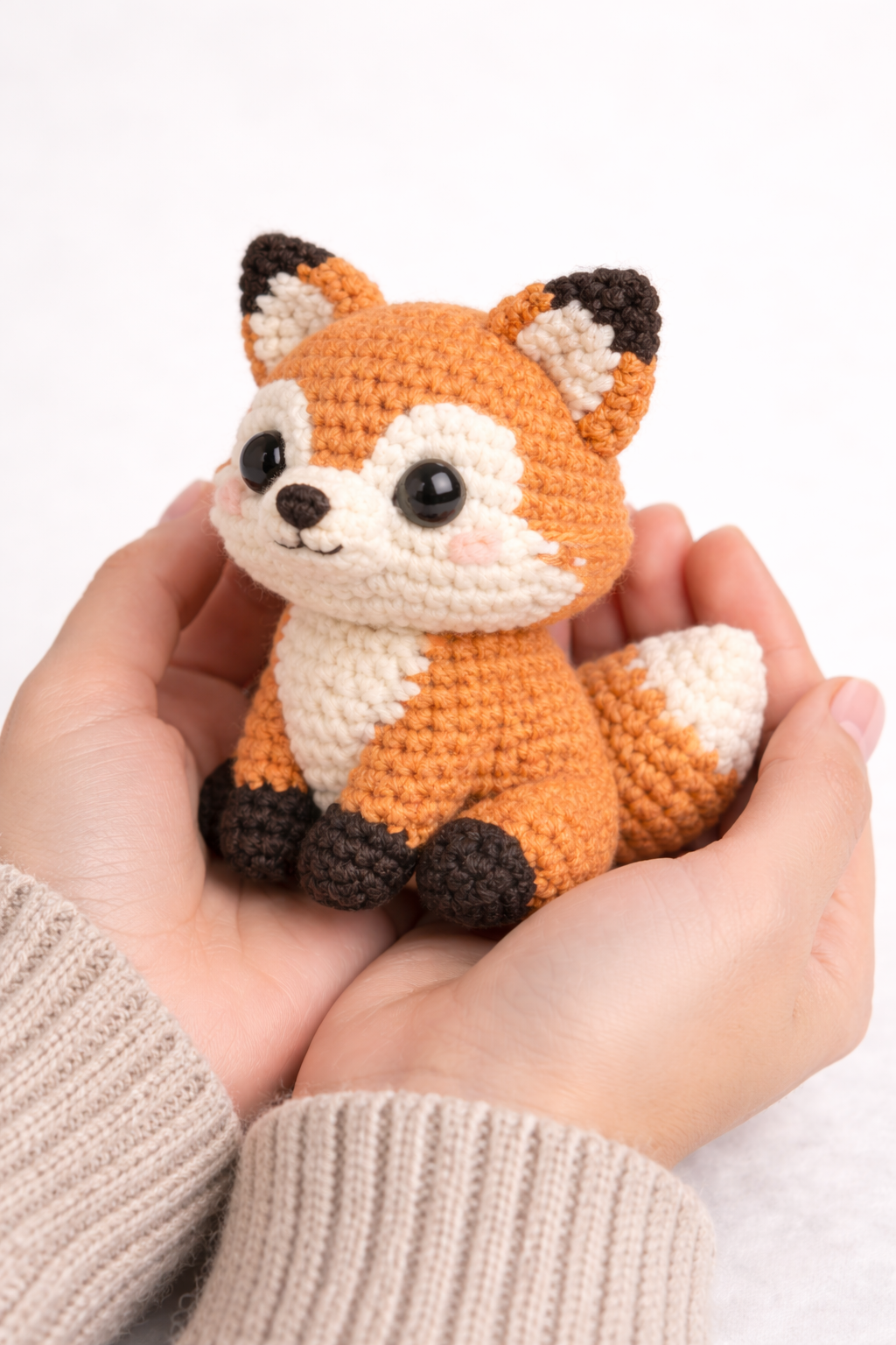 Easy Amigurumi Fox Crochet Pattern (PDF Download)