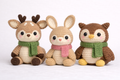 Woodland Friends Amigurumi Crochet Pattern Bundle – 3 Patterns, Instant PDF